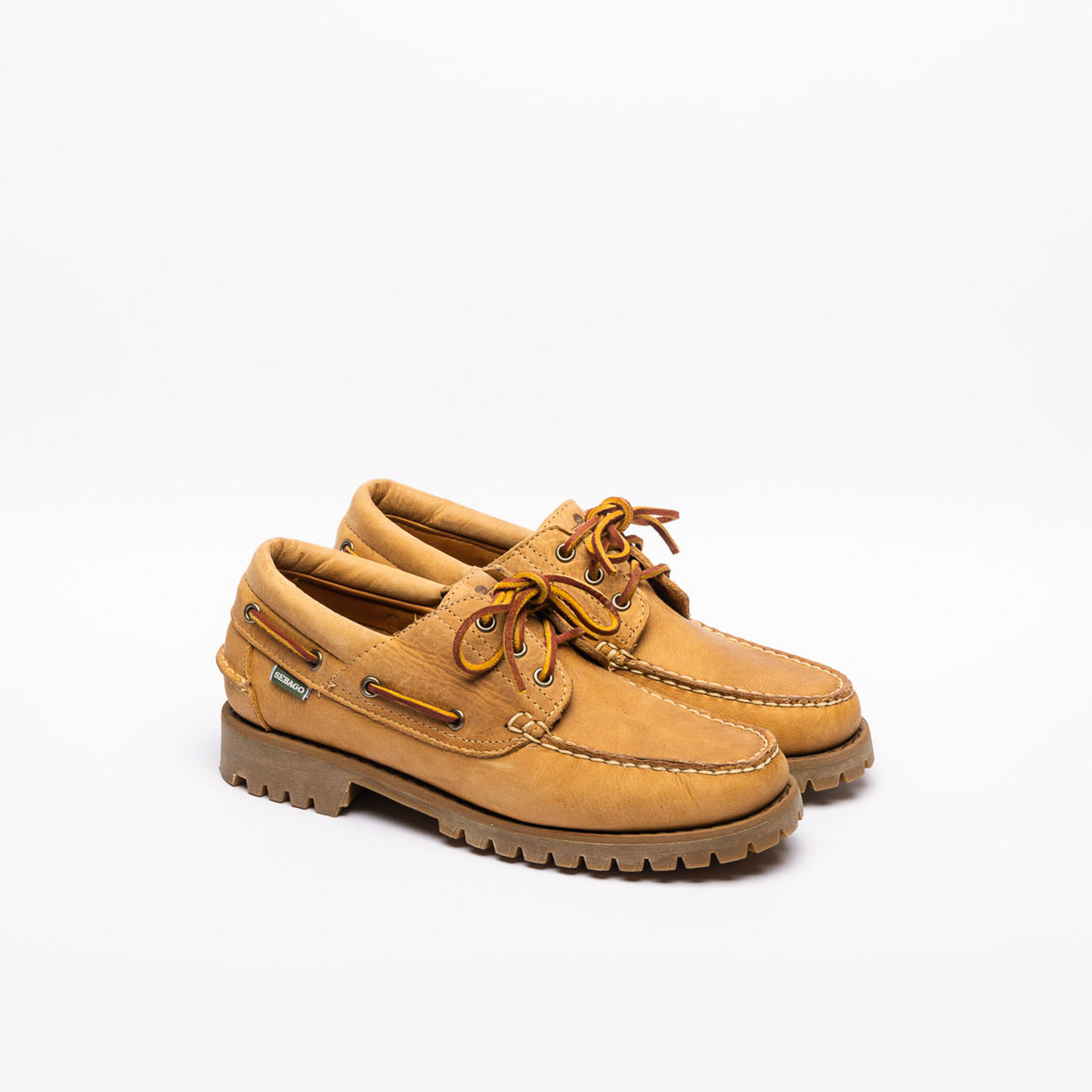 Stringata derby Sebago Acadia Crazy Horse in pelle cuoio