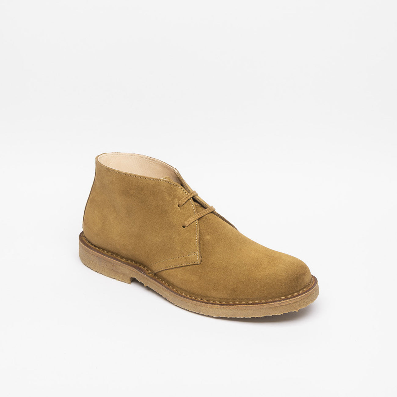 Astorflex Greenflex Chukka Boot in Beige Suede (Green Military)