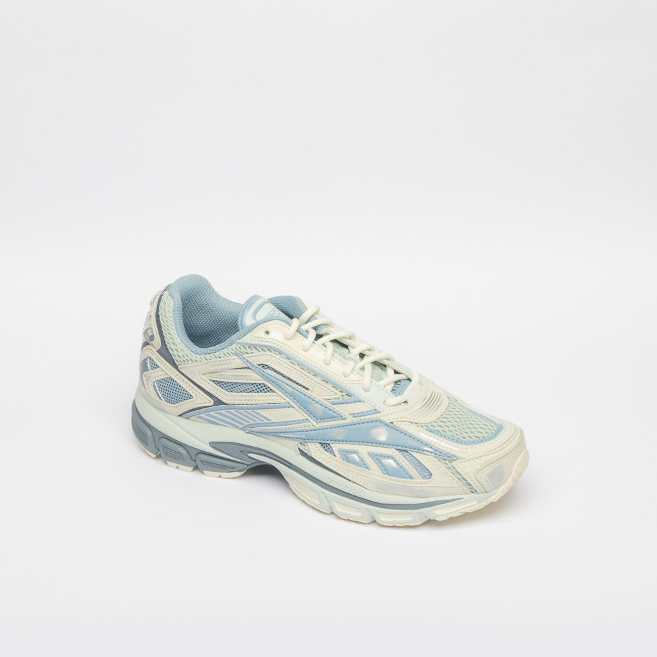 Sneaker sportstyle Reebok Premium Road Ultra in pelle e tessuto bianco e azzurro