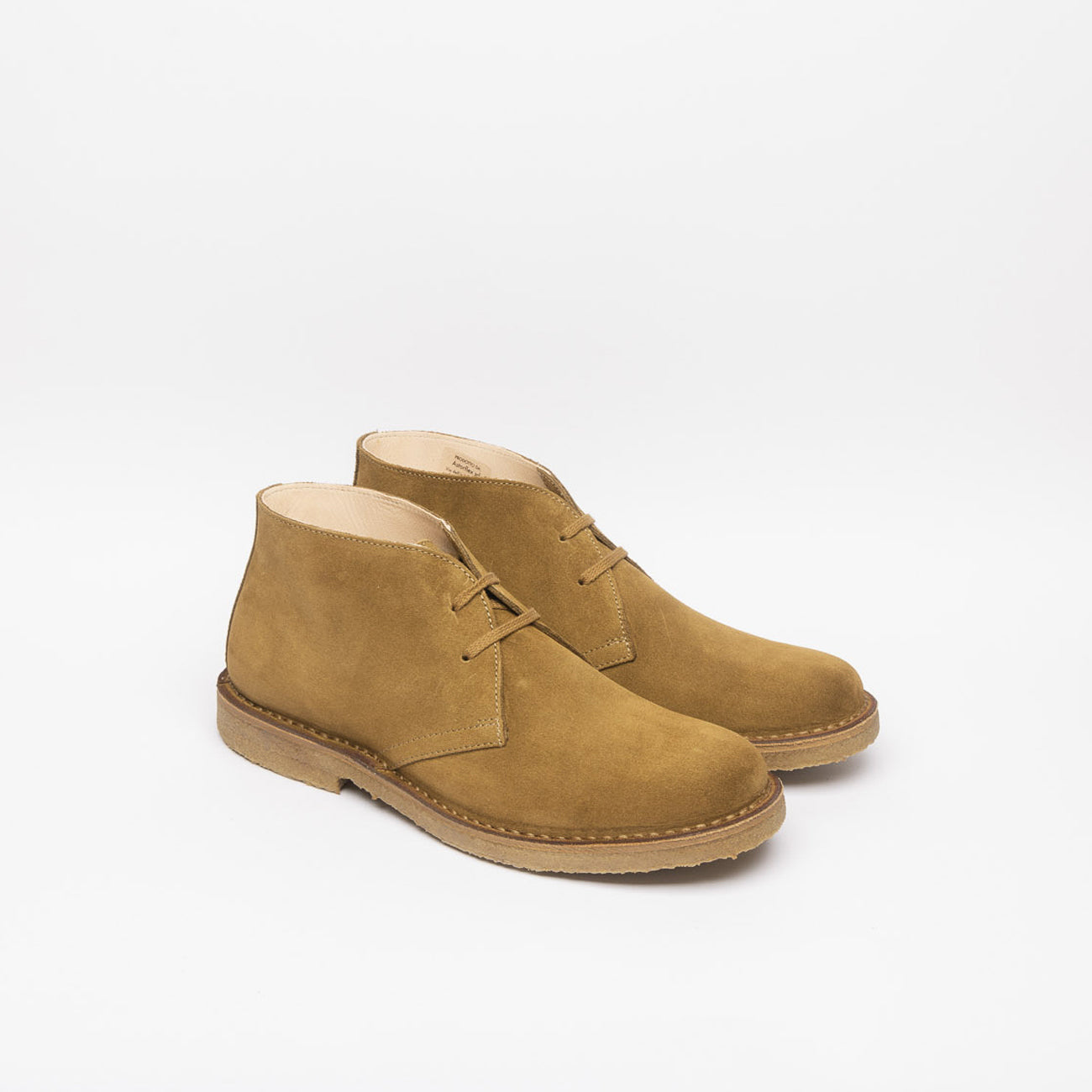 Astorflex Greenflex Chukka Boot in Beige Suede (Green Military)