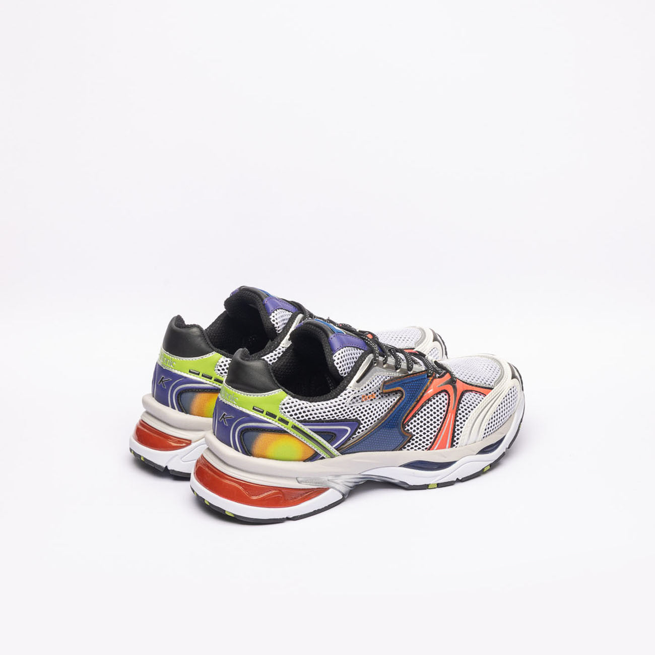 Kendari 3.0 fashion running sneaker in white mesh with multicolor details