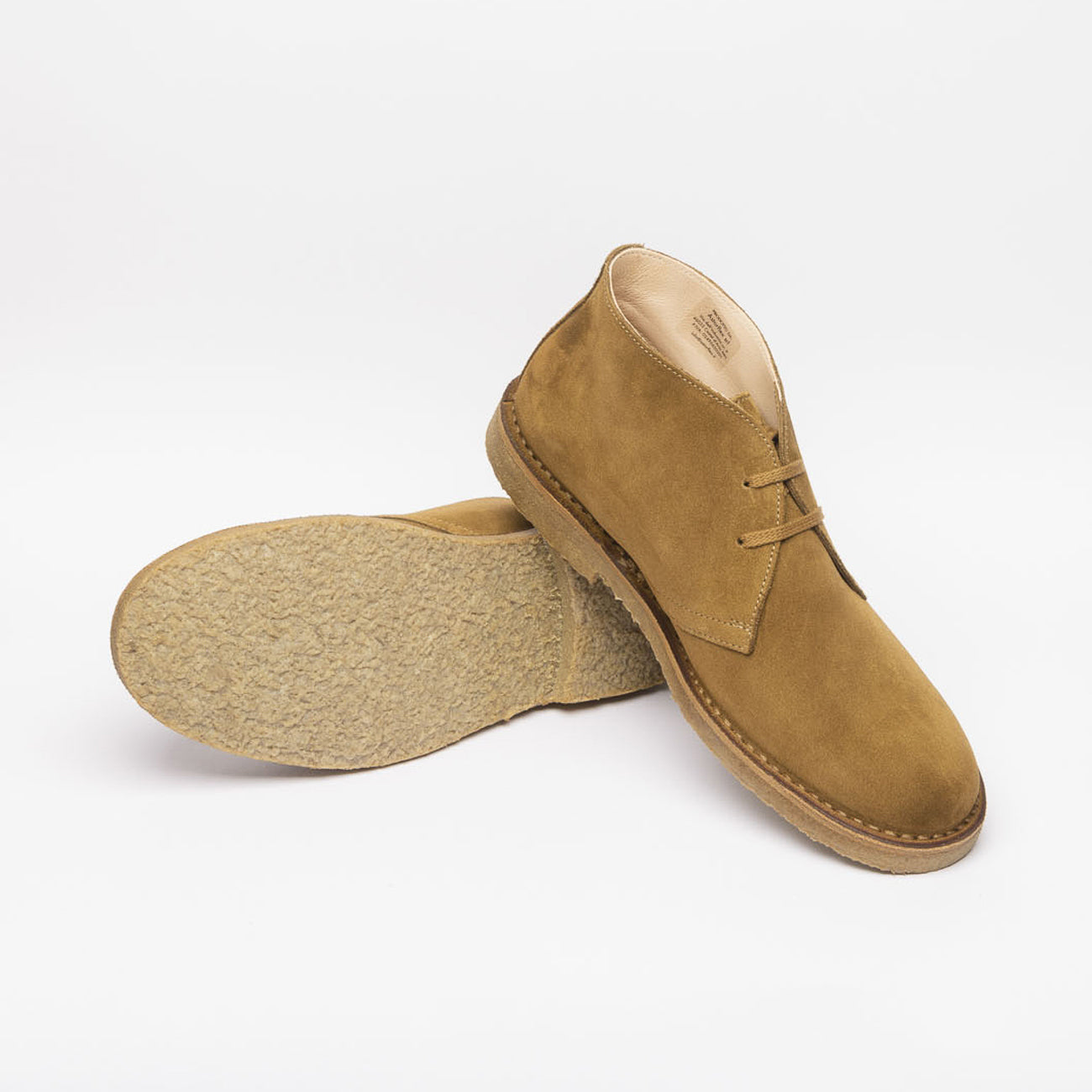 Astorflex Greenflex Chukka Boot in Beige Suede (Green Military)