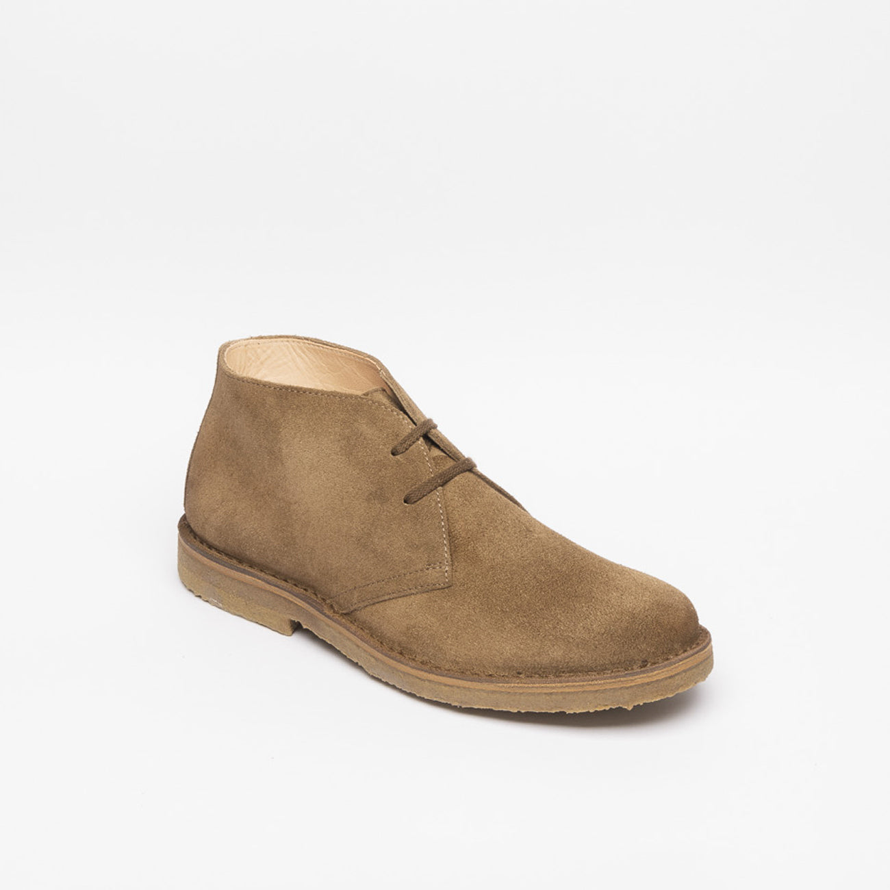 Chukka Astroflex Greenflex ankle boot in light brown suede
