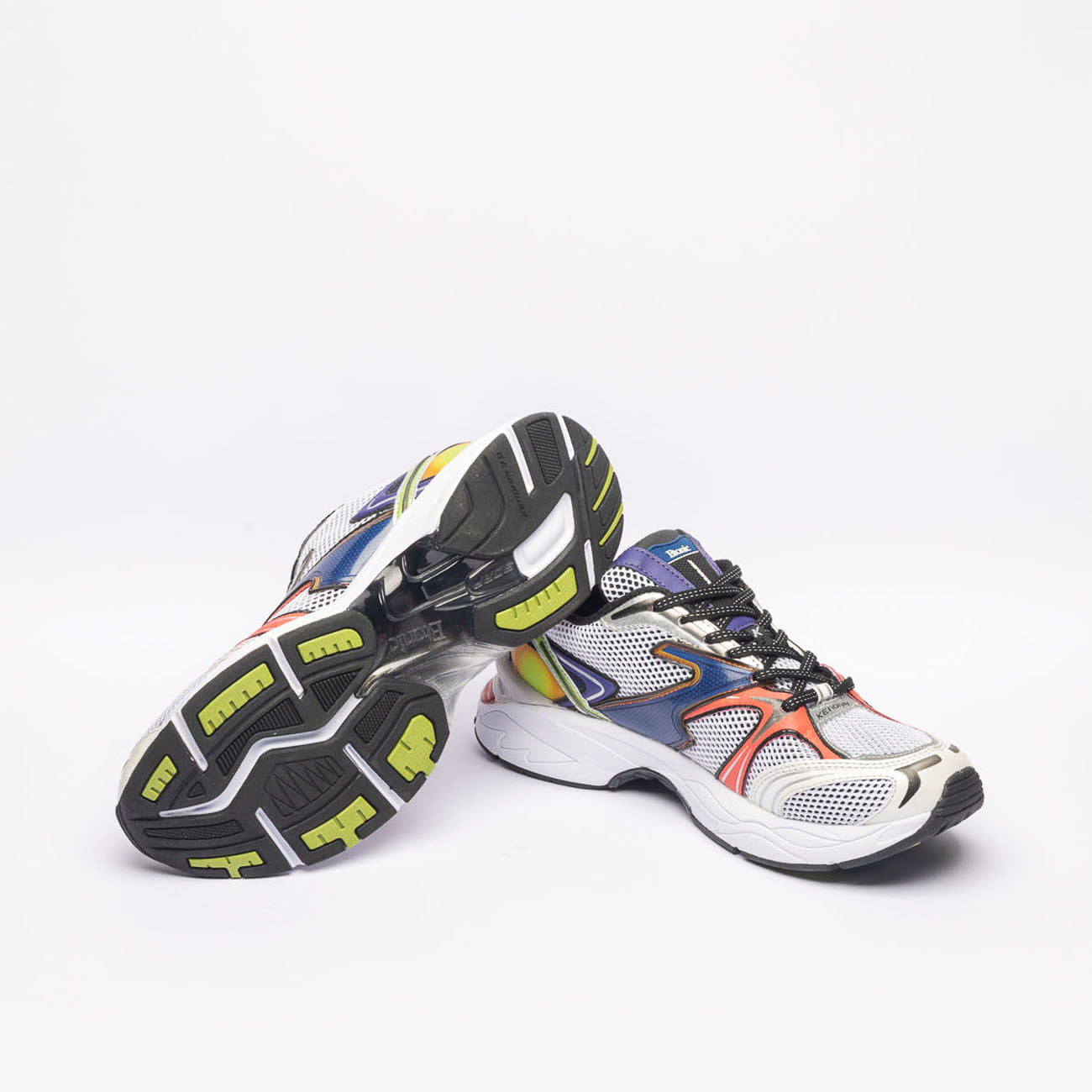 Kendari 3.0 fashion running sneaker in white mesh with multicolor details