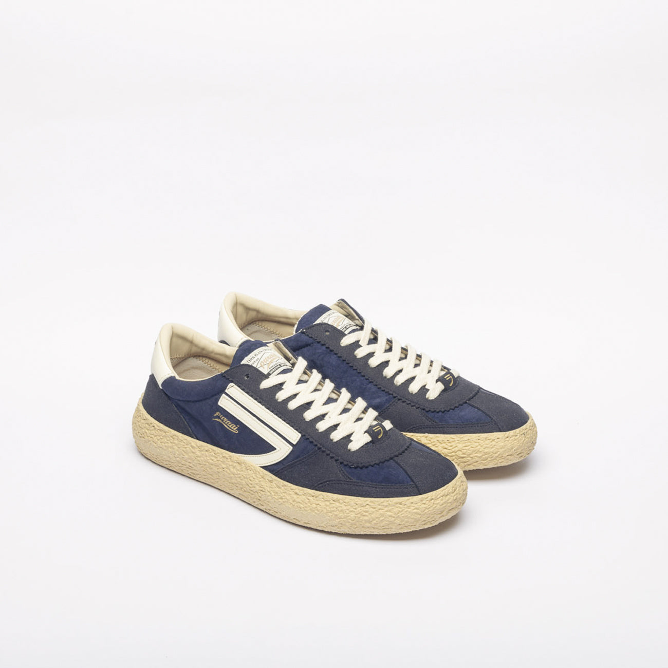 Sneaker eco-friendly Puraai Summer Night in tessuto e camoscio blu