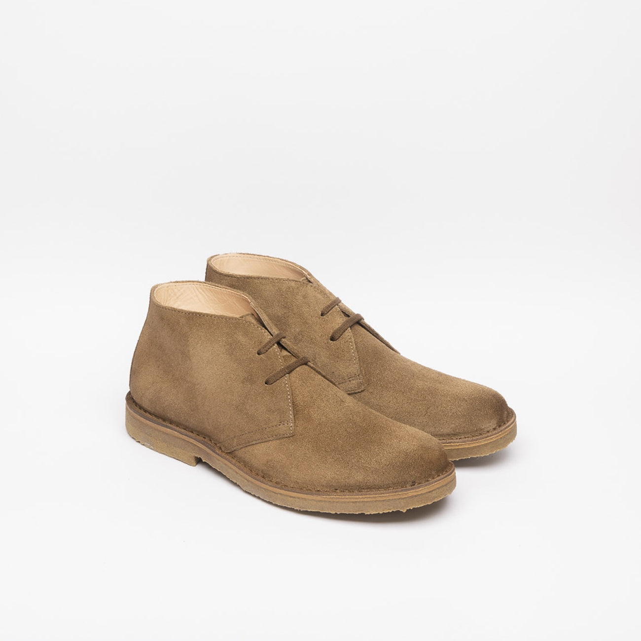 Chukka Astroflex Greenflex ankle boot in light brown suede