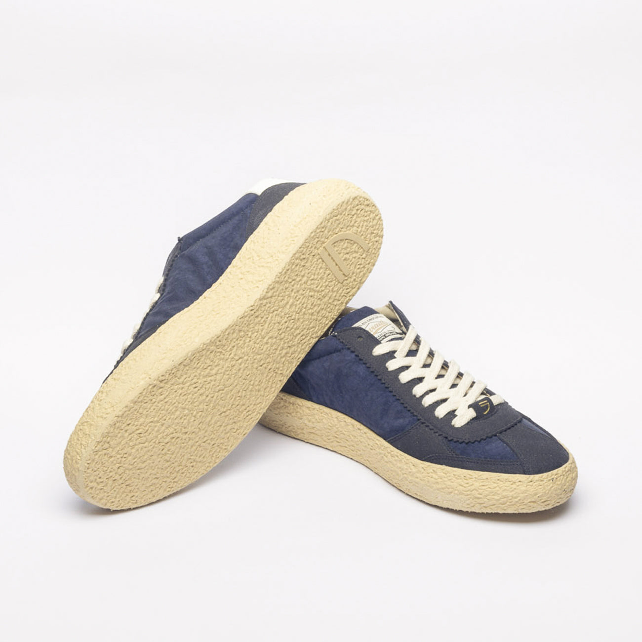 Sneaker eco-friendly Puraai Summer Night in tessuto e camoscio blu