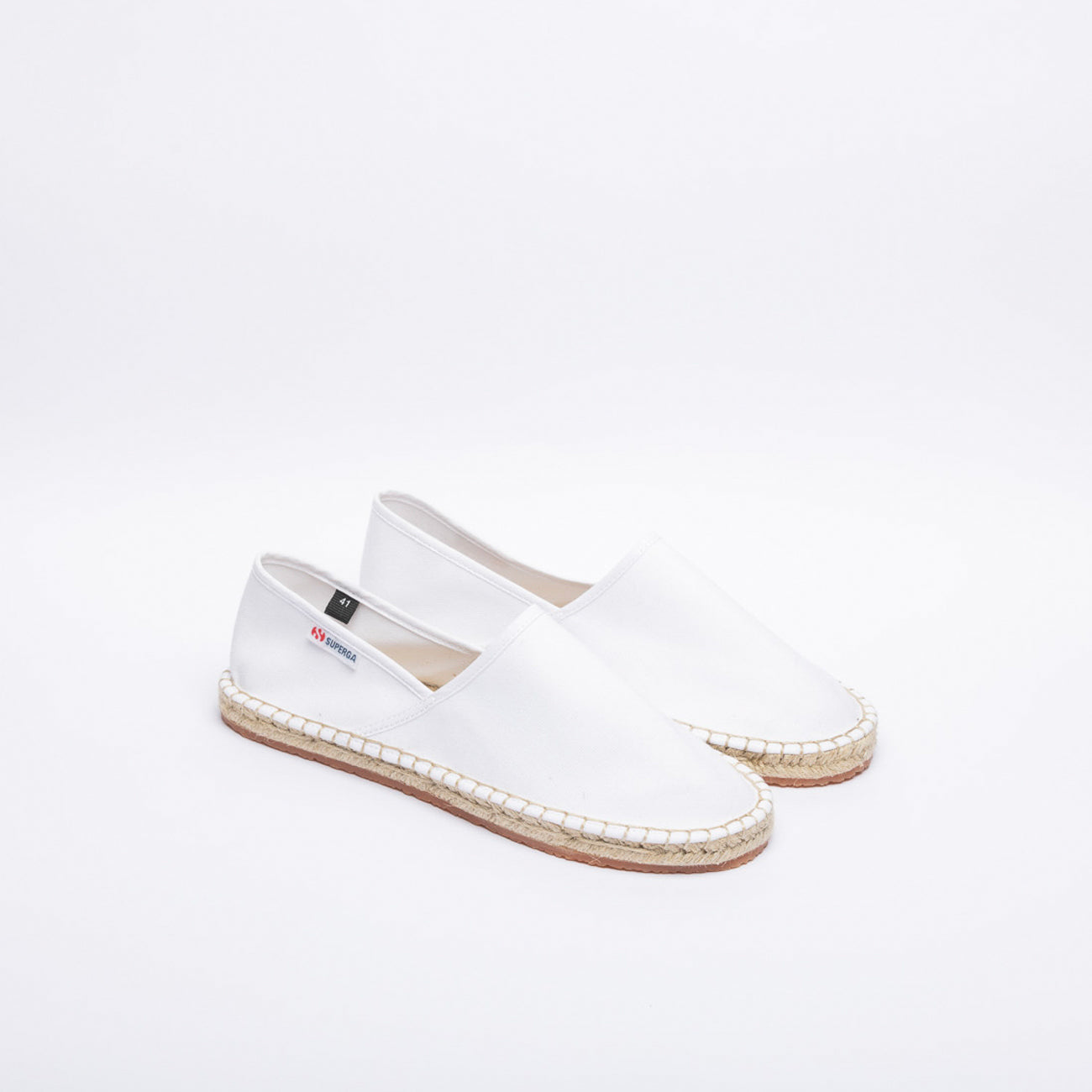 Espadrillas Superga 3008 in canvas bianco