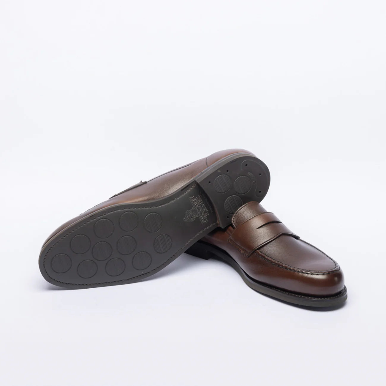 Mocassino penny Crockett & Jones Harvard in pelle marrone