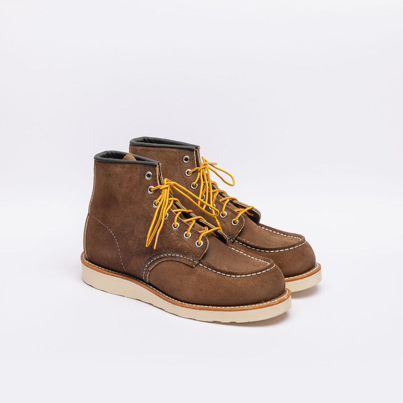 Stivale derby Red Wing Classic Moc 8836 in camoscio marrone