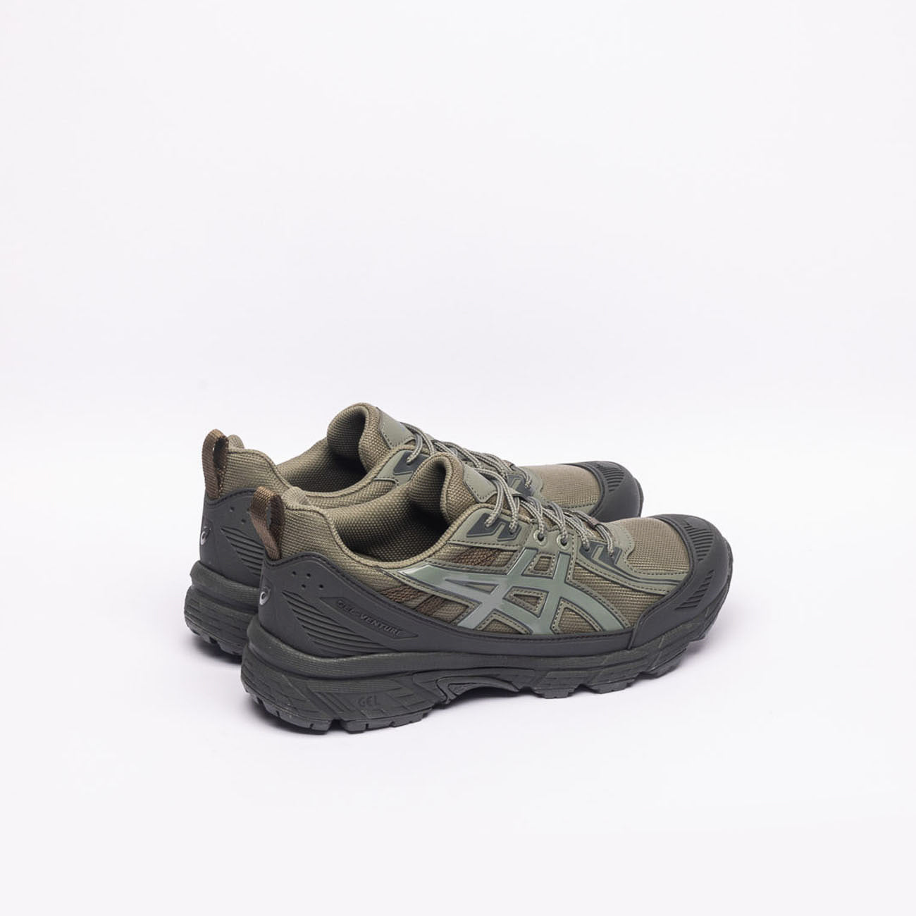 Sneaker trail running Asics Gel-Venture 6 Shield in tessuto verdee TPU nero