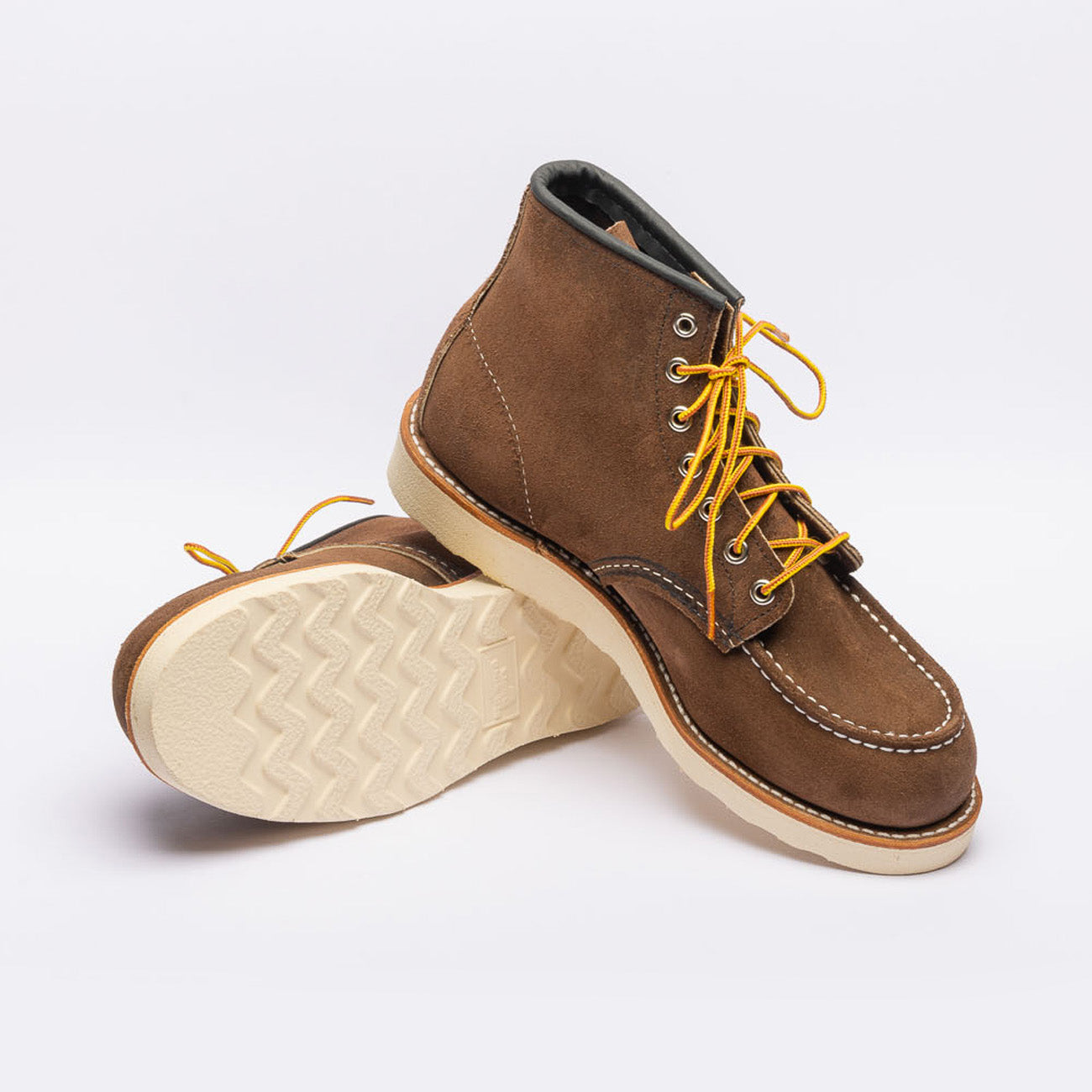 Stivale derby Red Wing Classic Moc 8836 in camoscio marrone