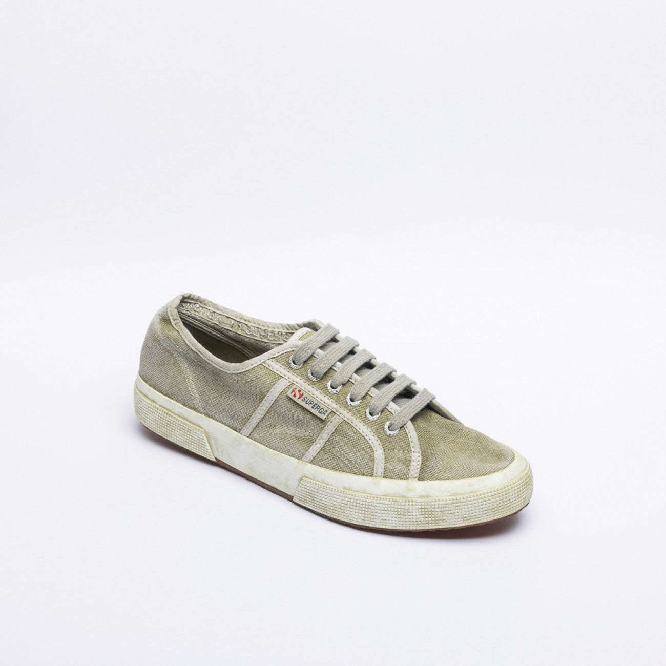 Sneaker Superga 2750 in cotone vintage verde