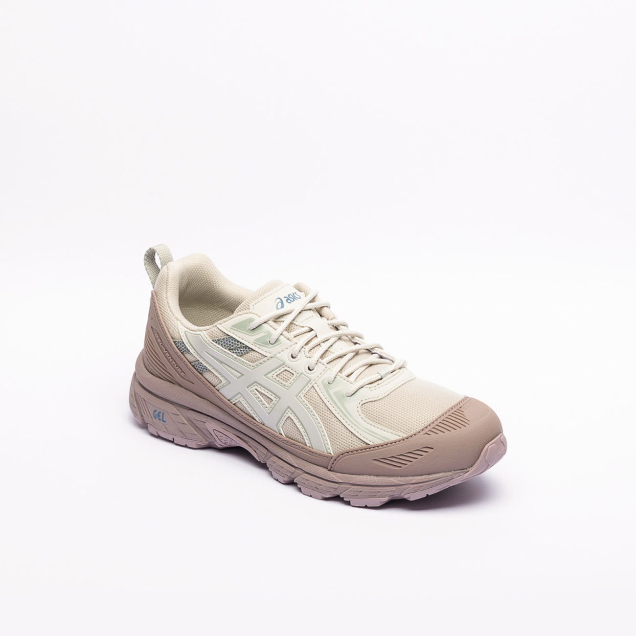 Sneaker trail running Asics Gel-Venture 6 Shield in tessuto panna e TPU rosa