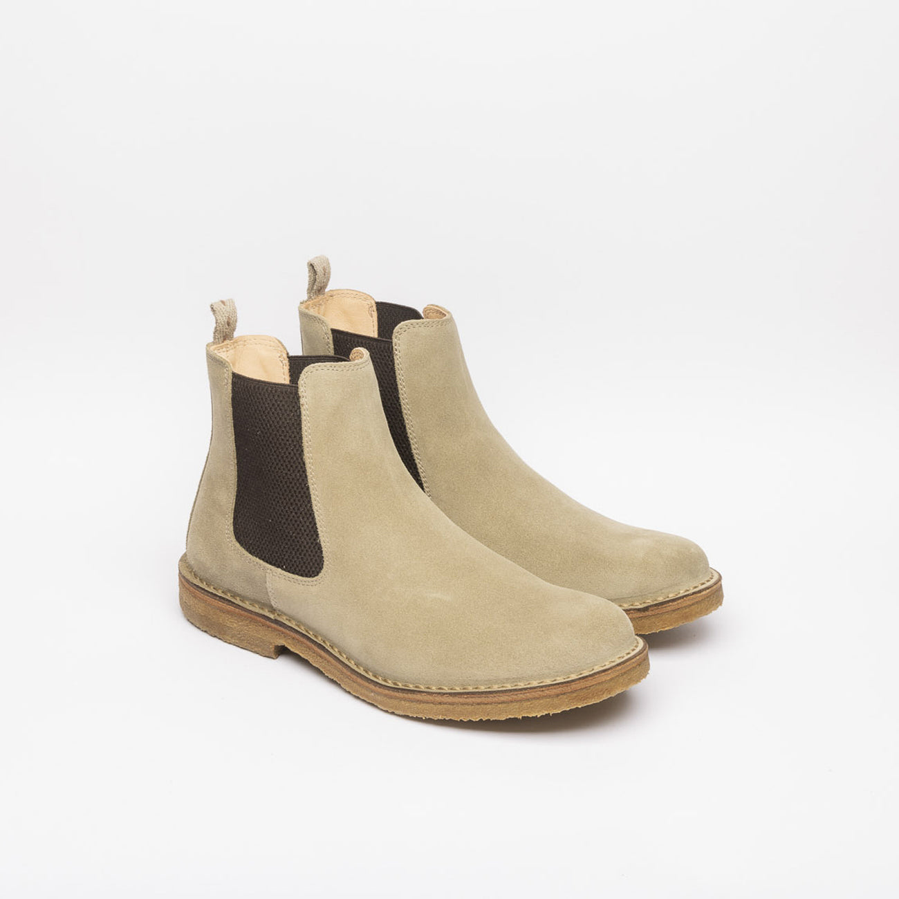 Astorflex Bitflex dark brown suede chelsea boot