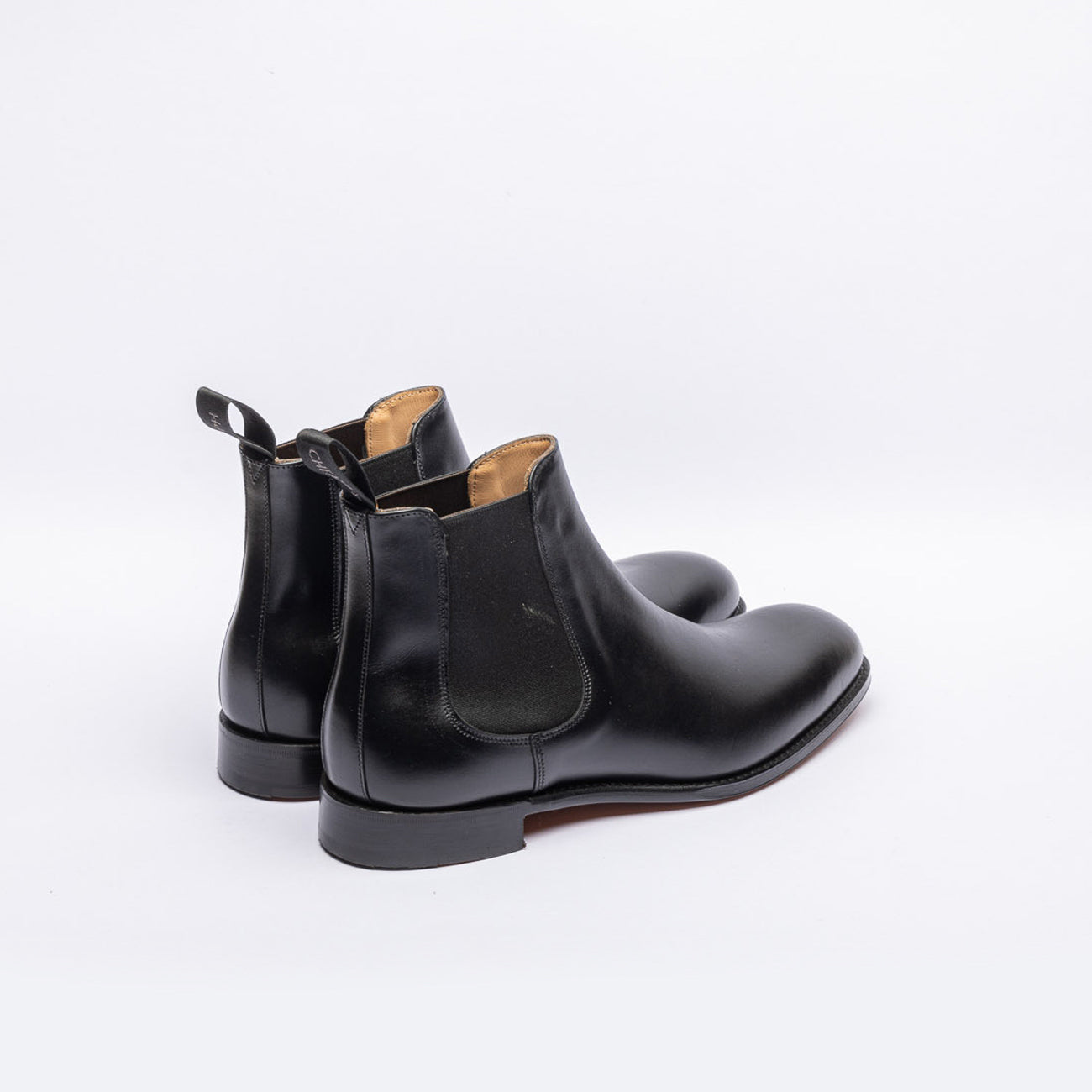 Cheaney Joseph Sons Godfrey Chelsea boot in black leather Borghini