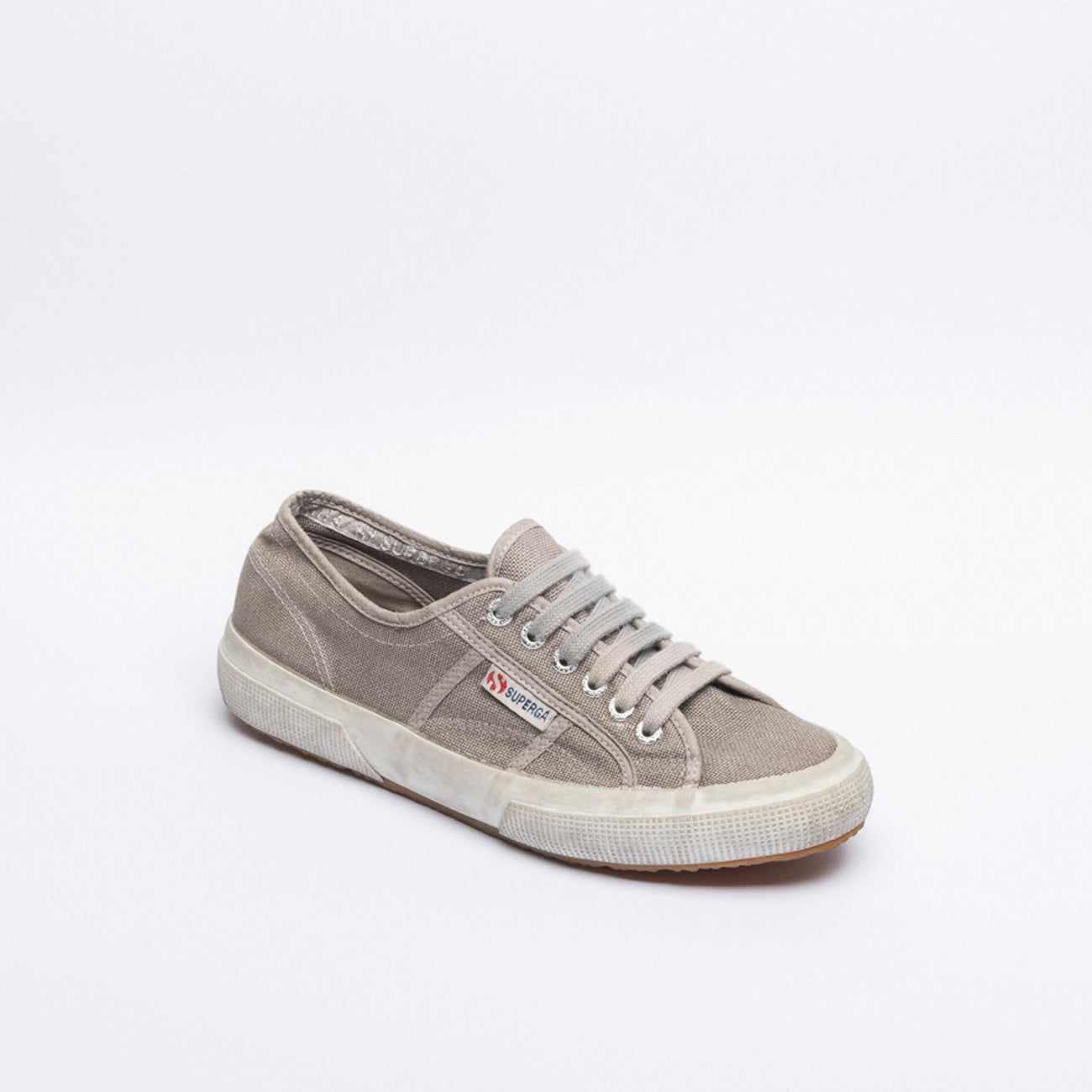 Sneaker Superga 2750 in cotone vintage marrone