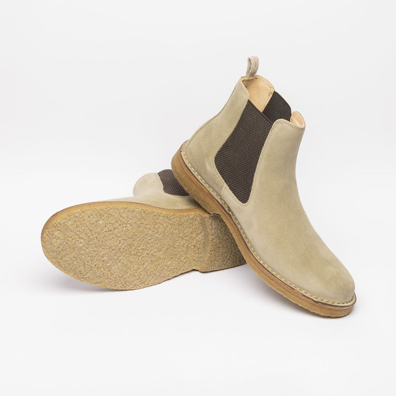 Astorflex Bitflex dark brown suede chelsea boot