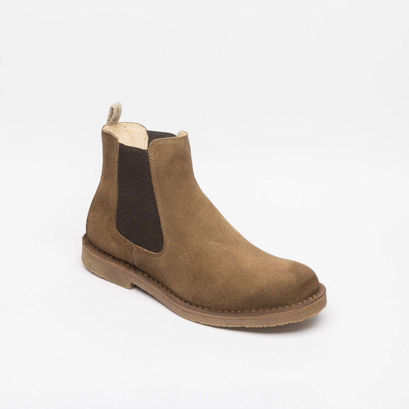 Astorflex Bitflex dark brown suede chelsea boot