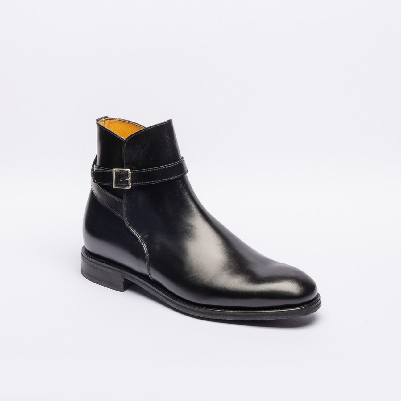 Stivale con fibbia Berwick 490 in pelle nera