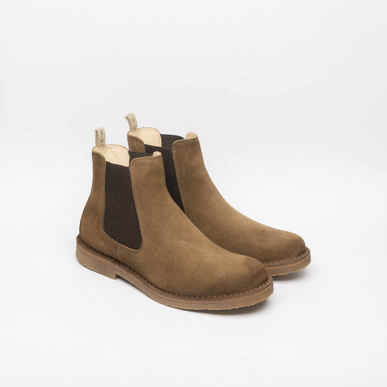 Astorflex Bitflex dark brown suede chelsea boot