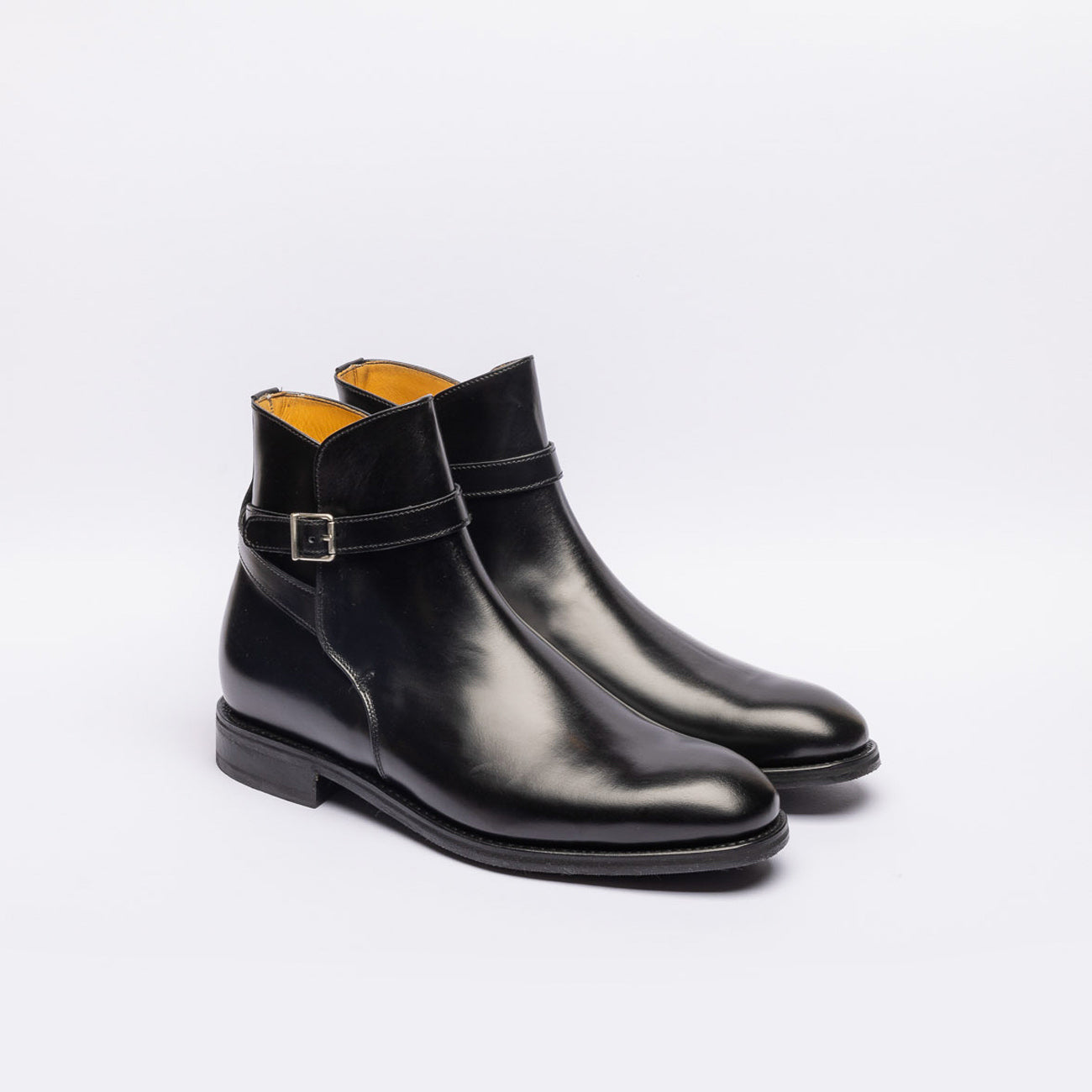 Stivale con fibbia Berwick 490 in pelle nera