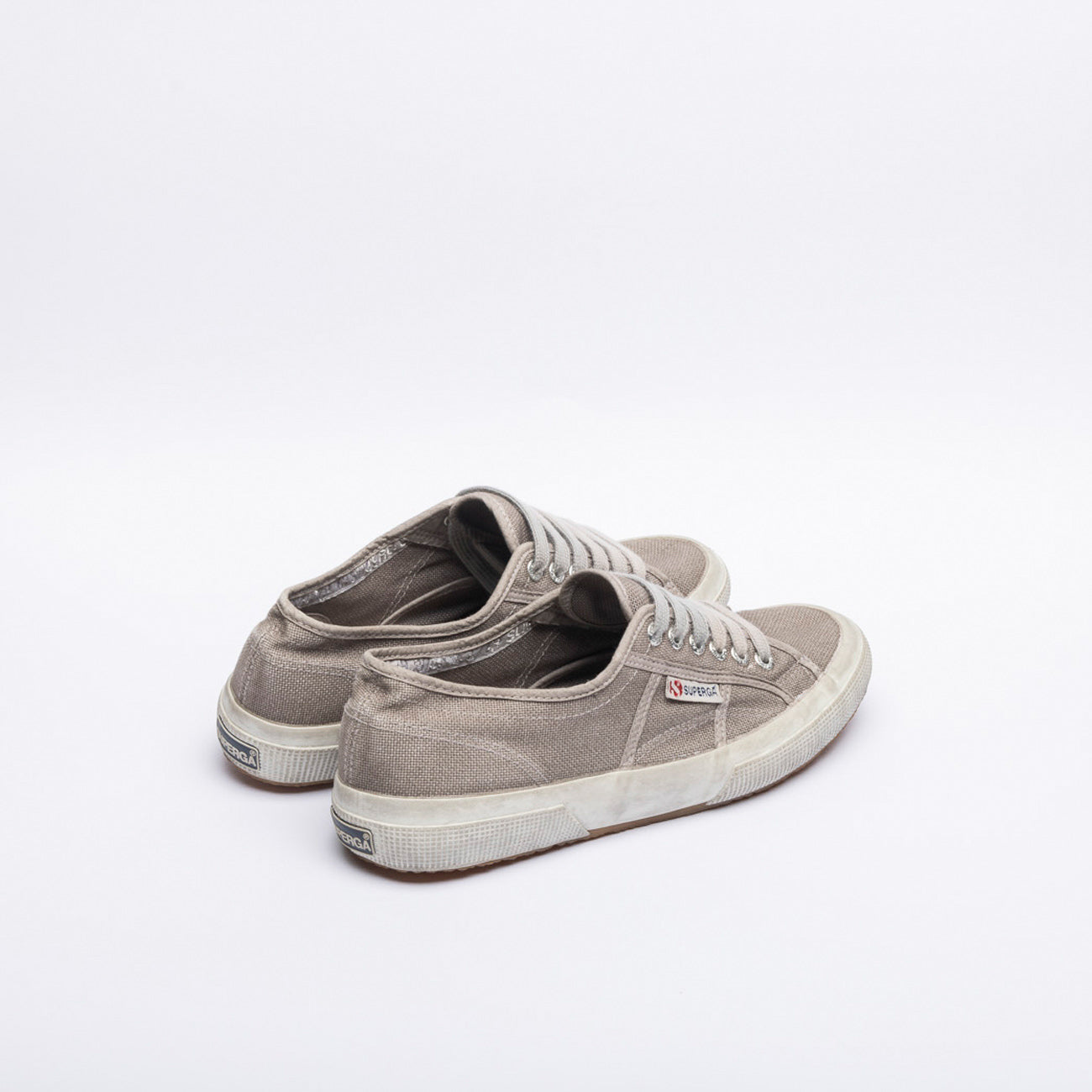 Sneaker Superga 2750 in cotone vintage marrone