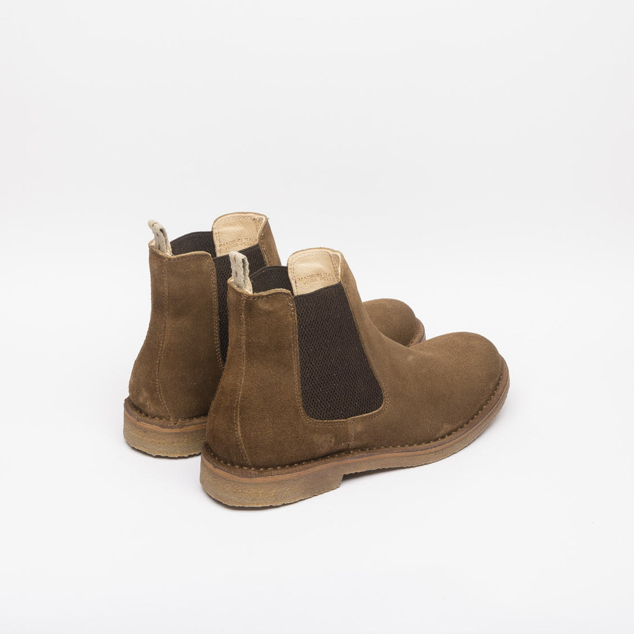 Astorflex Bitflex dark brown suede chelsea boot