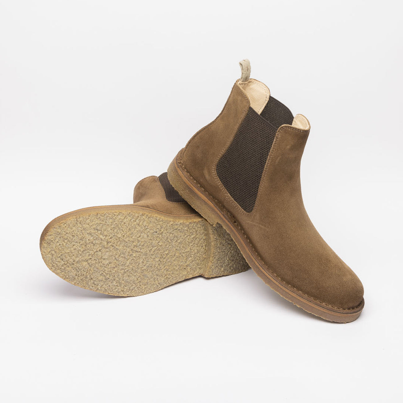 Astorflex Bitflex dark brown suede chelsea boot
