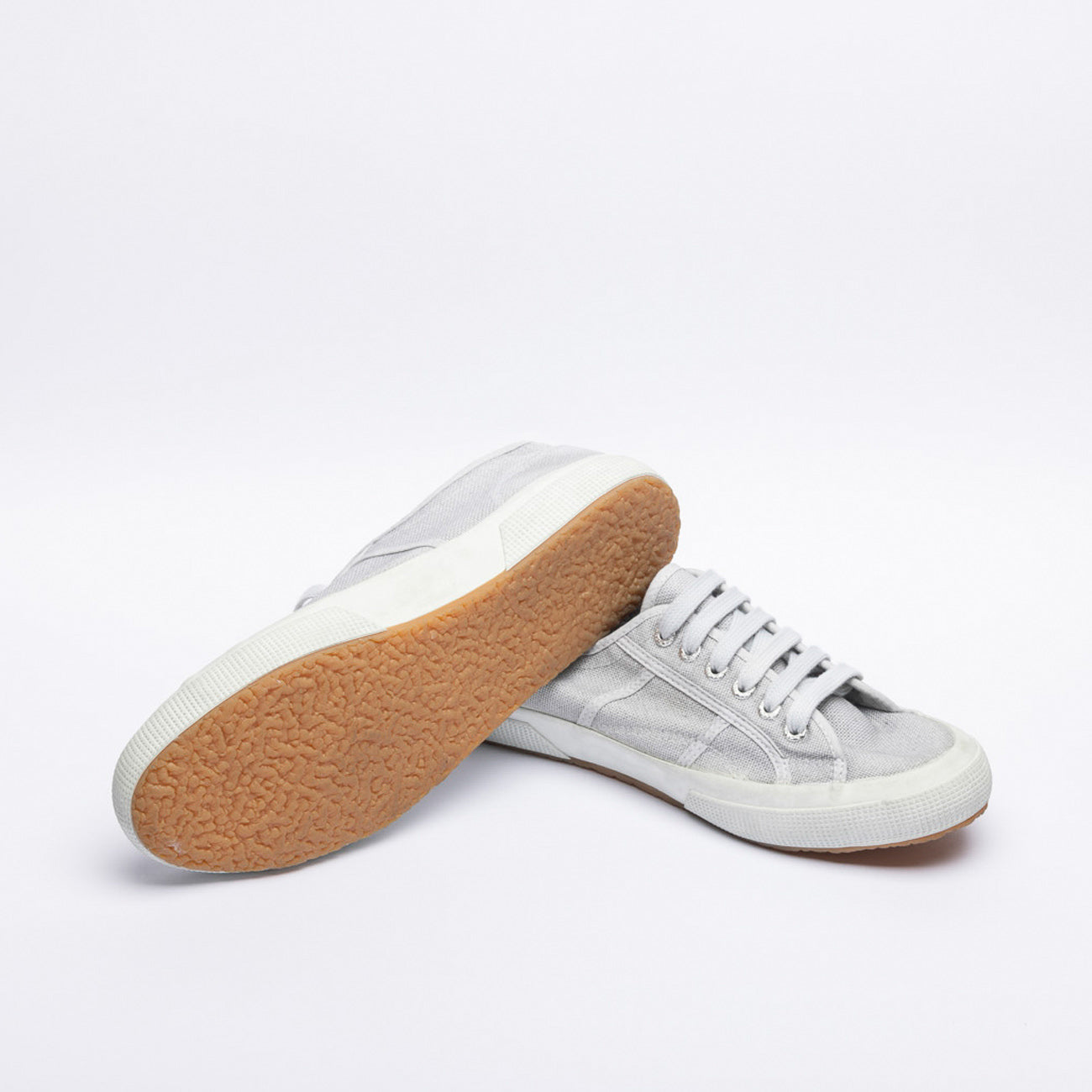 Sneaker Superga 2750 in cotone vintage grigio