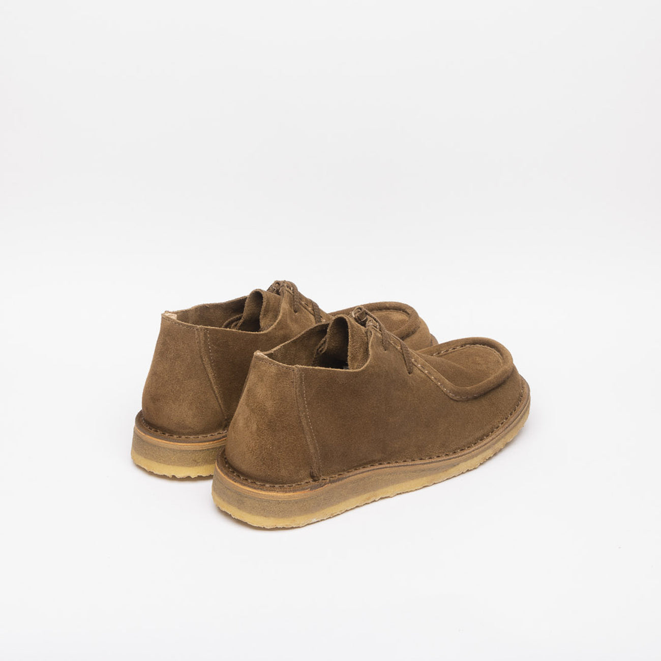 Stringata derby Astorflex Beenflex in camoscio marrone (Dark Khaki)