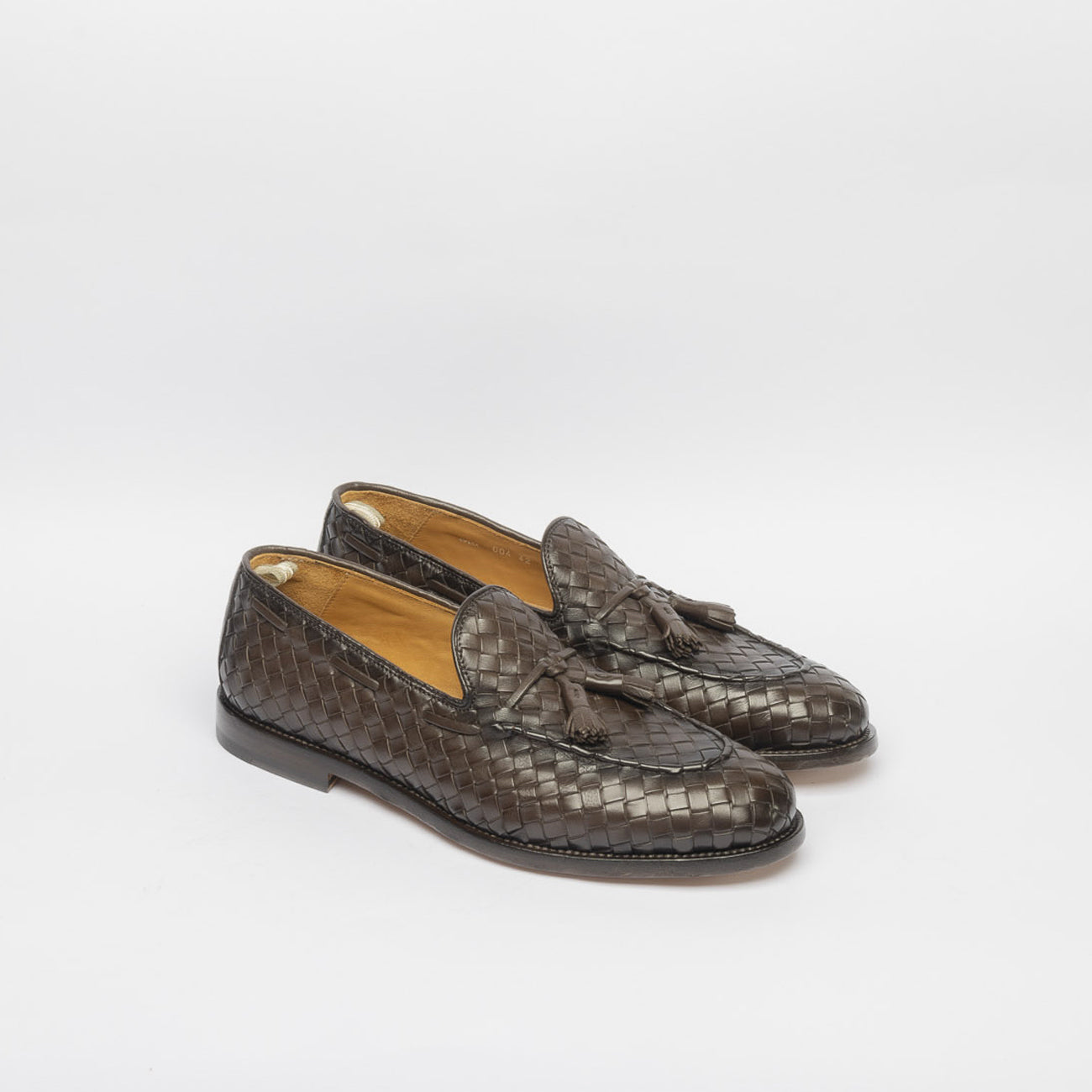 Mocassino con nappine Officine Creative Opera/004 in pelle marrone