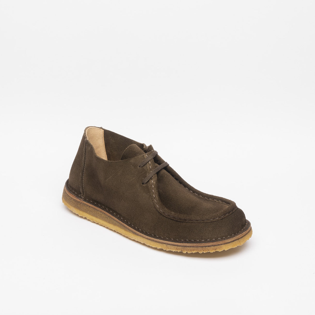 Stringata derby Astorflex Beenflex in camoscio marrone (Dark Chestnut)