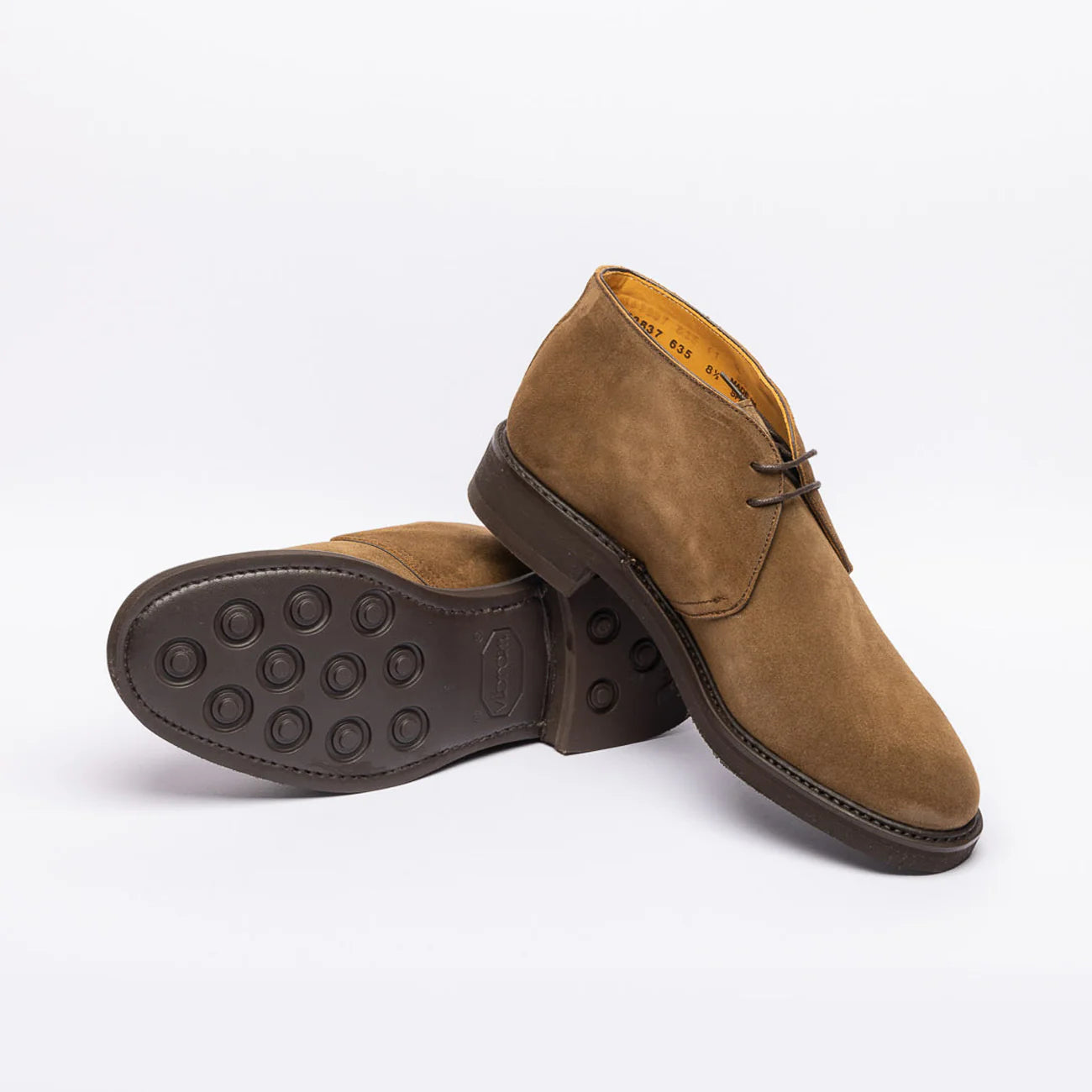 Stivale chukka Berwick 635 in camoscio marrone chiaro