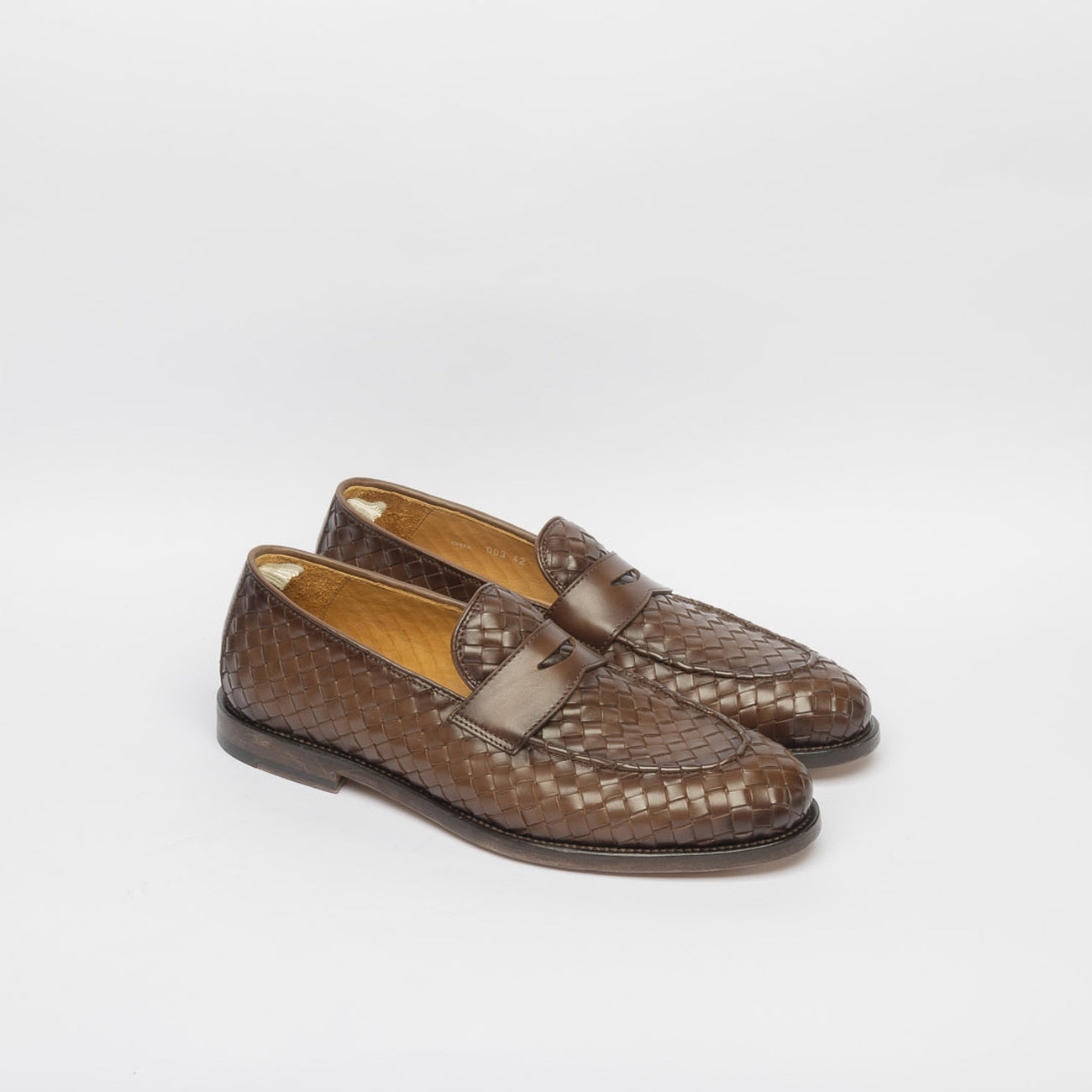 Mocassino penny Officine Creative Opera/003 in pelle marrone