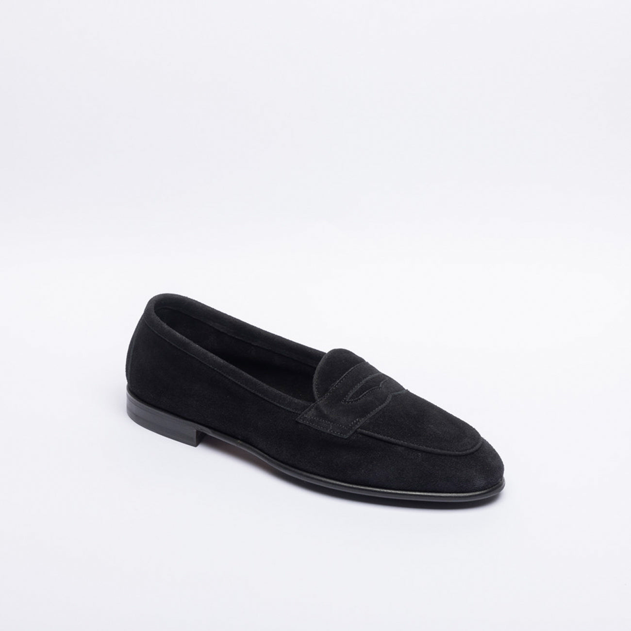 Mocassino penny Berwick 5441 in camoscio nero