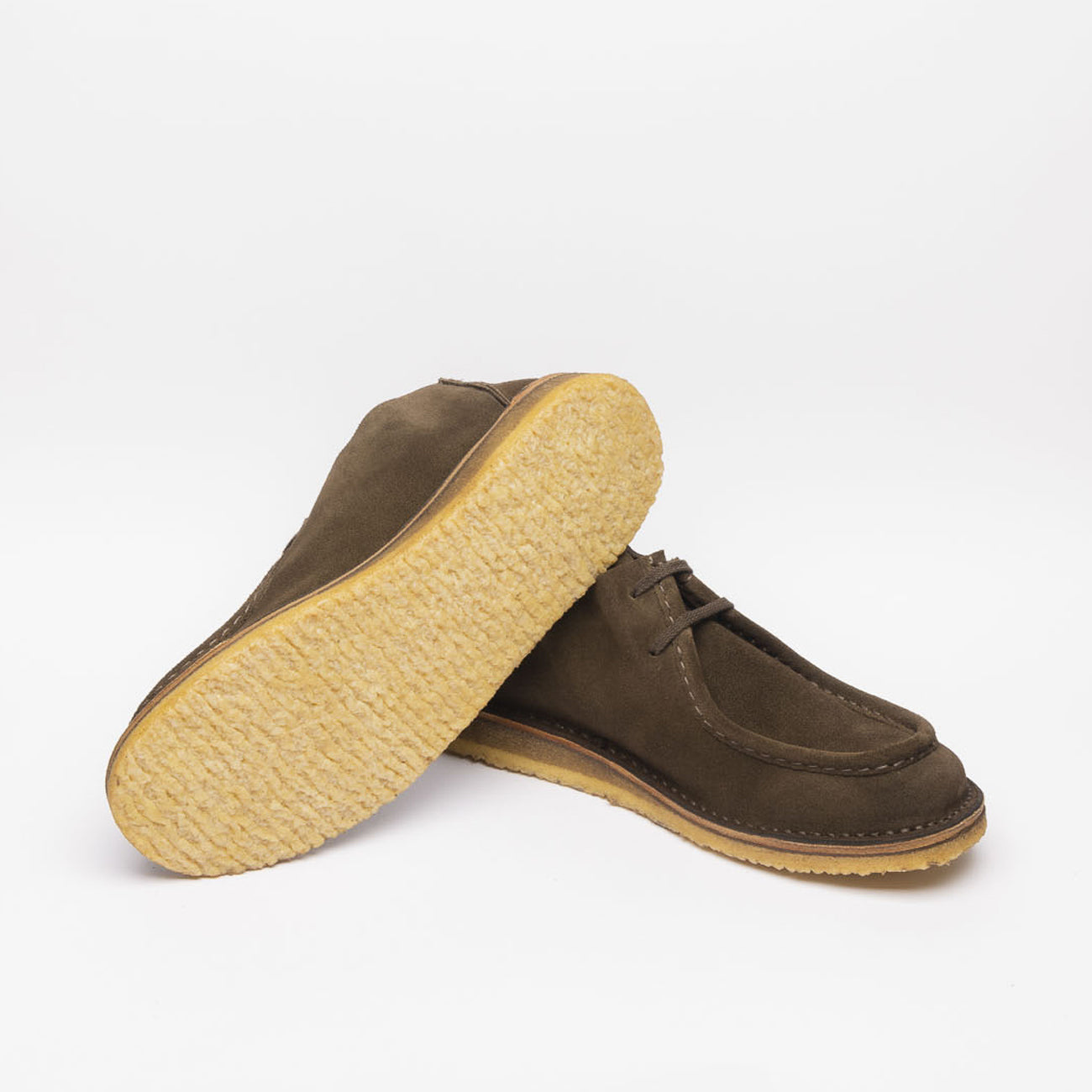 Stringata derby Astorflex Beenflex in camoscio marrone (Dark Chestnut)