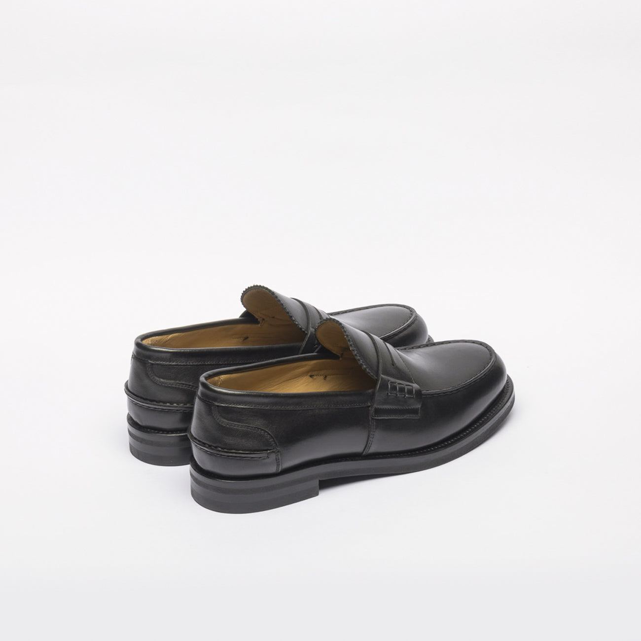 Mocassino penny Borghini GB02 in pelle nera