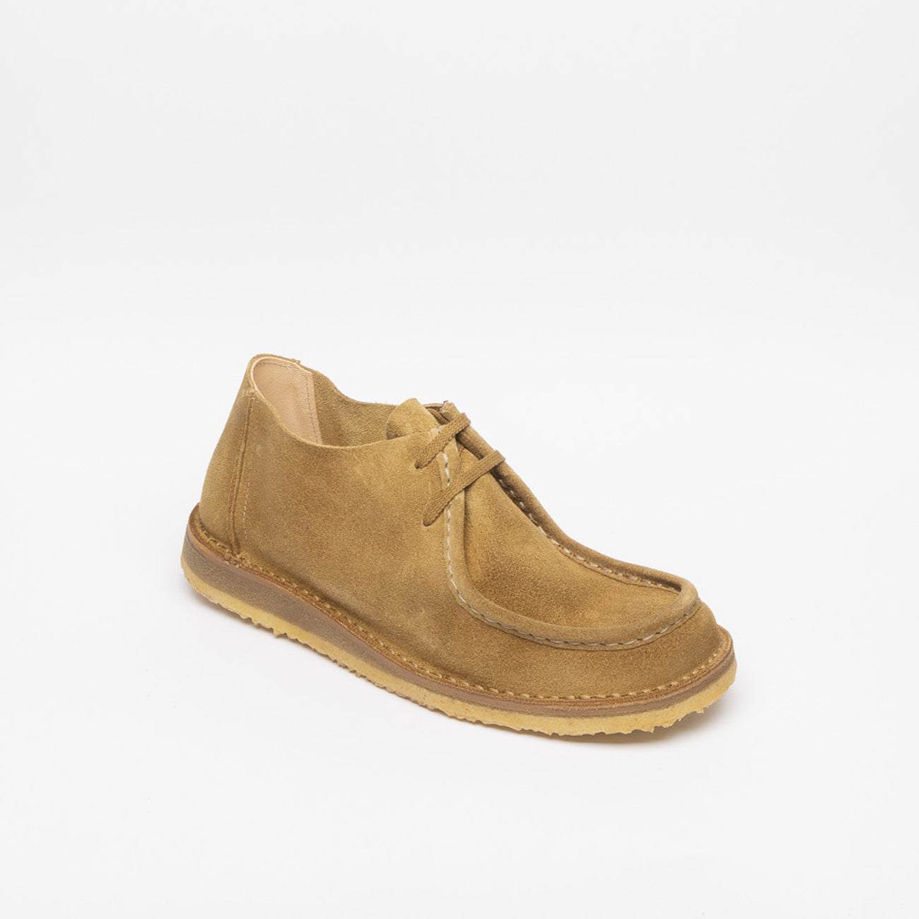Stringata derby Astorflex Beenflex in camoscio beige (Whiskey)