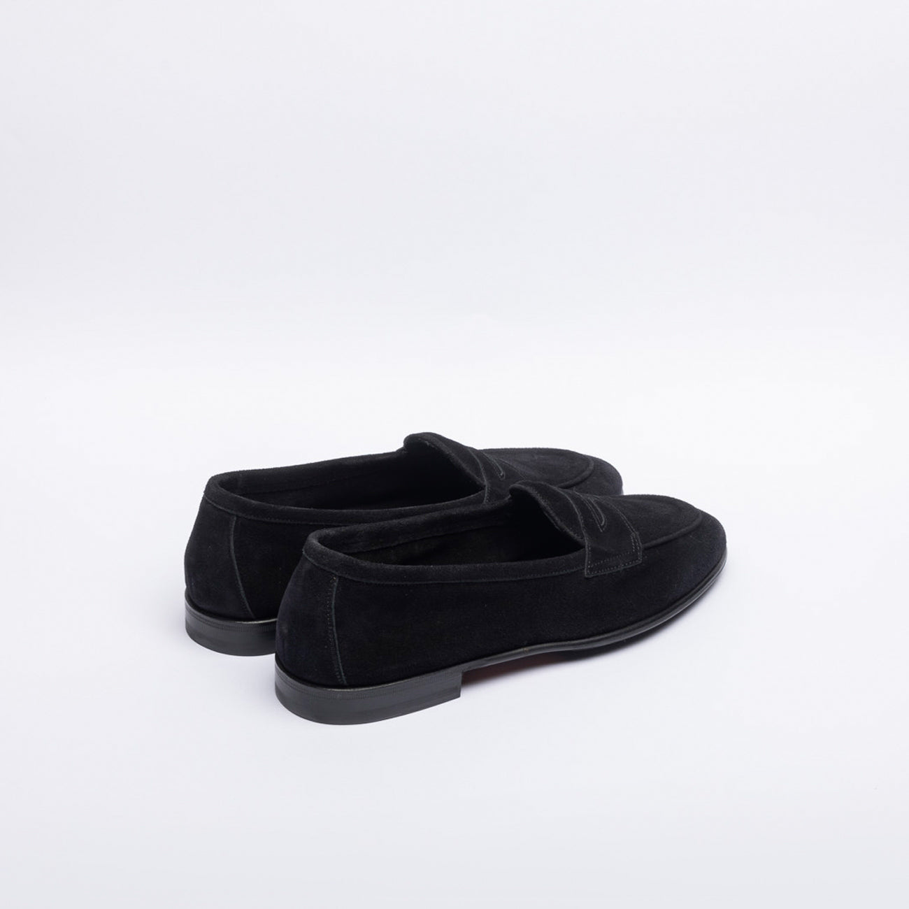 Mocassino penny Berwick 5441 in camoscio nero