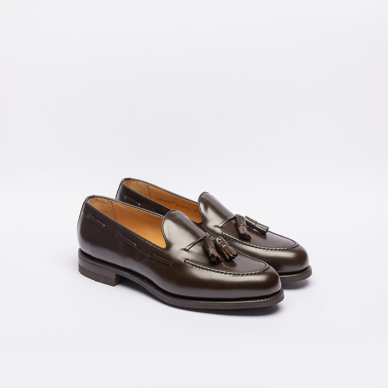 Mocassino con nappine Berwick 8491 in pelle spazzolata marrone (Suola Dainite)