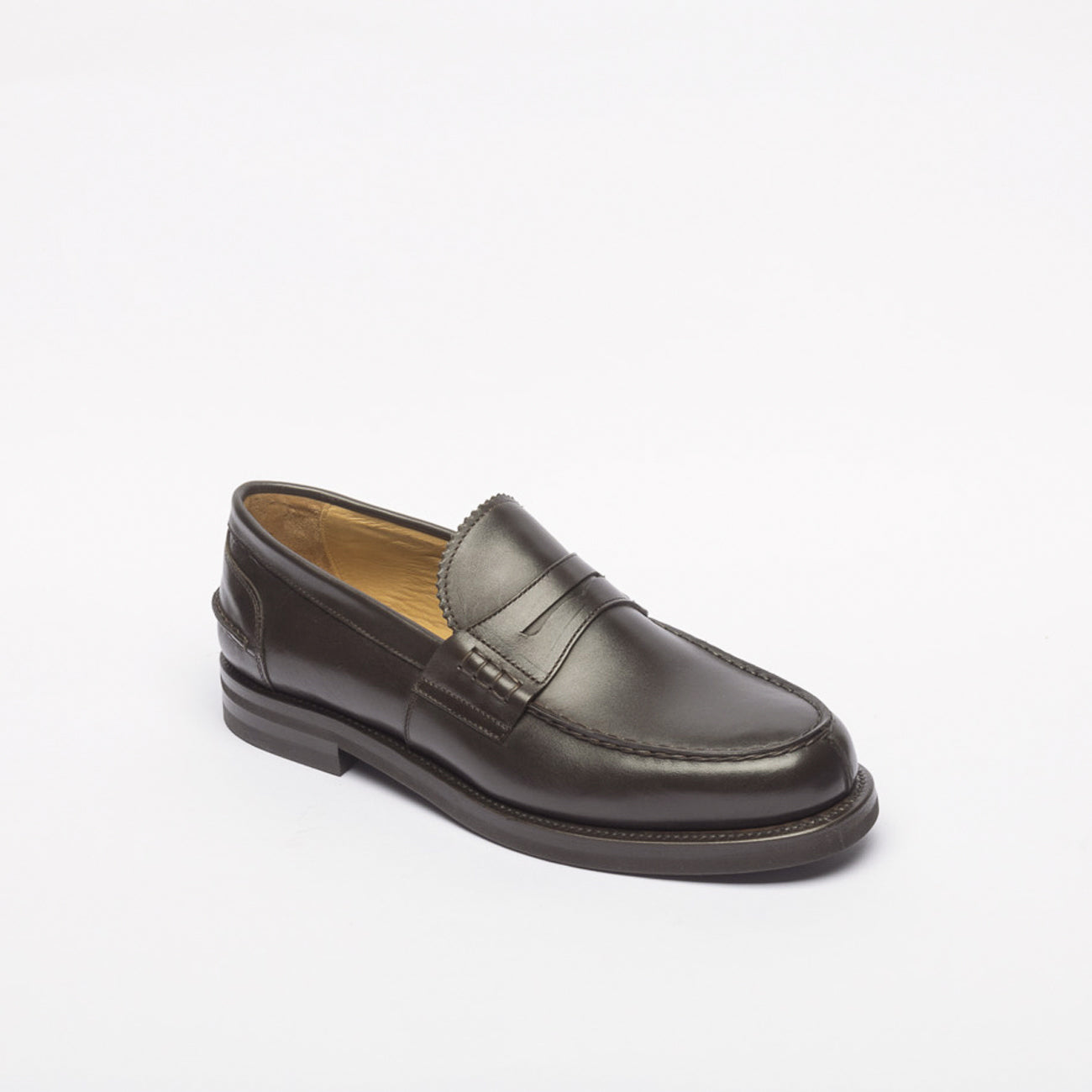 Mocassino penny Borghini GB02 in pelle marrone