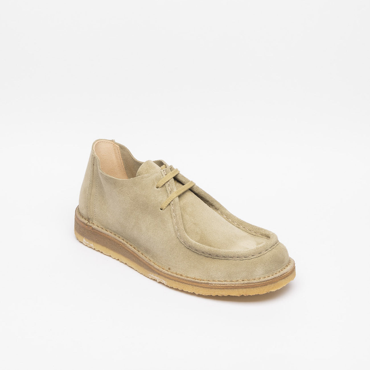 Stringata derby Astorflex Beenflex in camoscio beige (Stone)