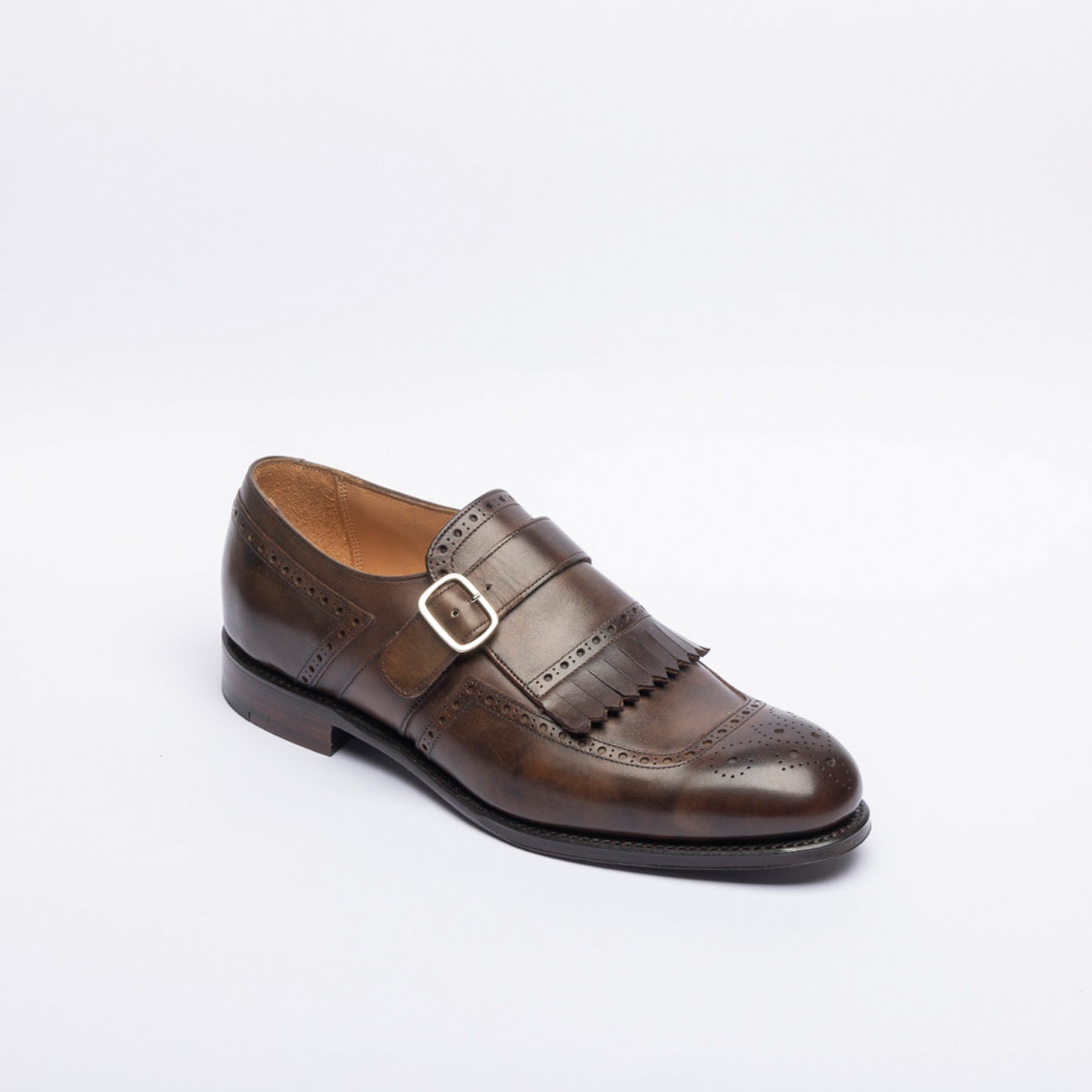 Mono fibbia Cheaney Joseph & Sons Muirfield in pelle marrone