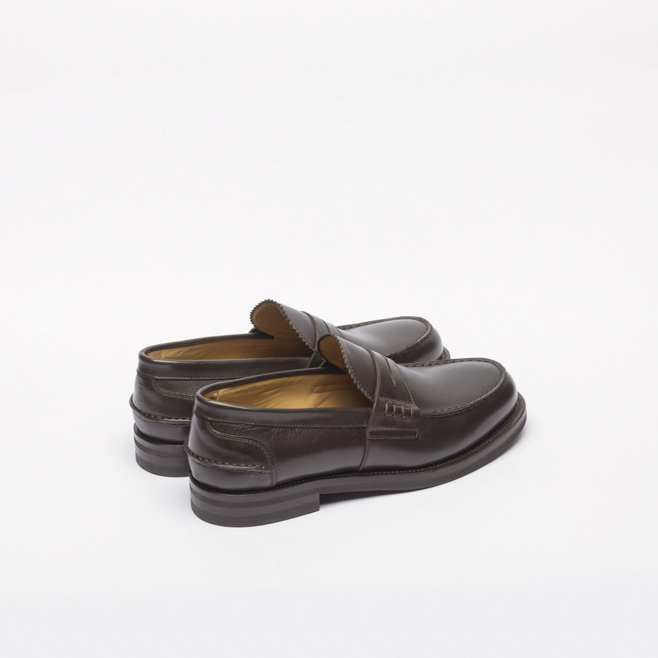 Mocassino penny Borghini GB02 in pelle marrone