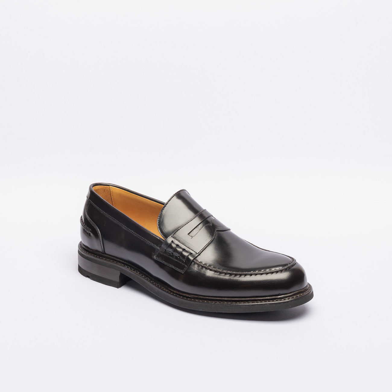 Mocassino penny Berwick 5633 in pelle spazzolata marrone (Suola gomma)