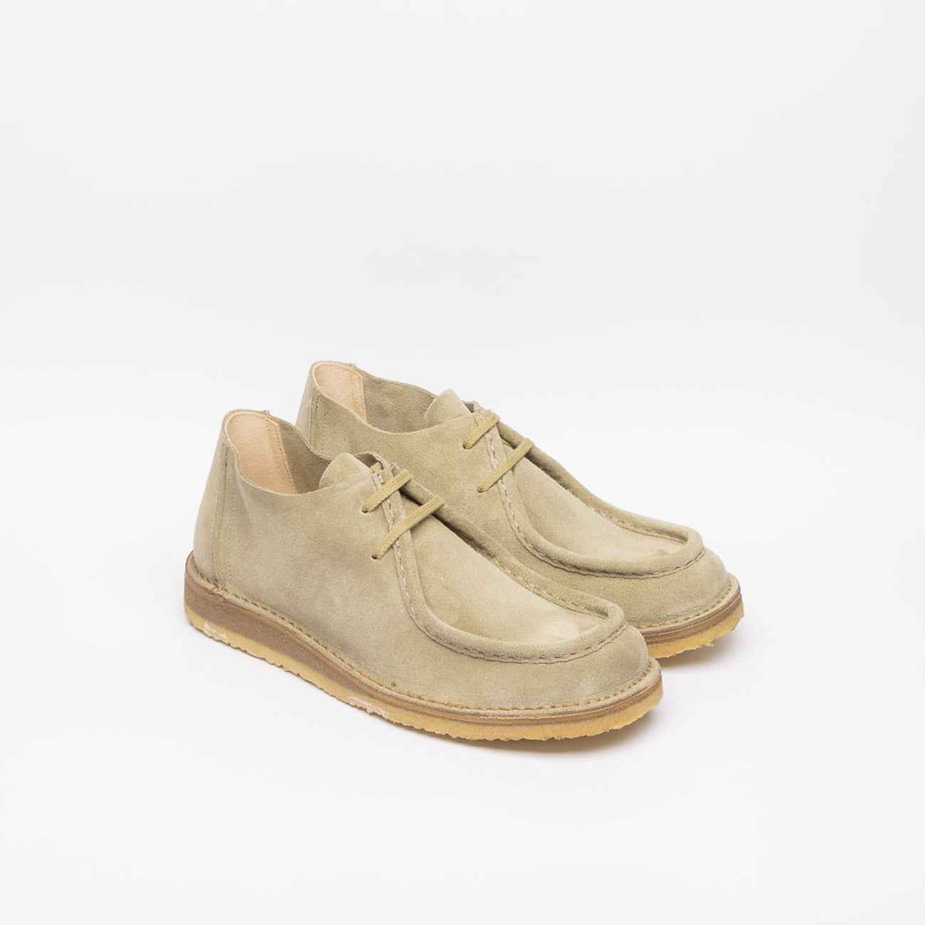 Stringata derby Astorflex Beenflex in camoscio beige (Stone)