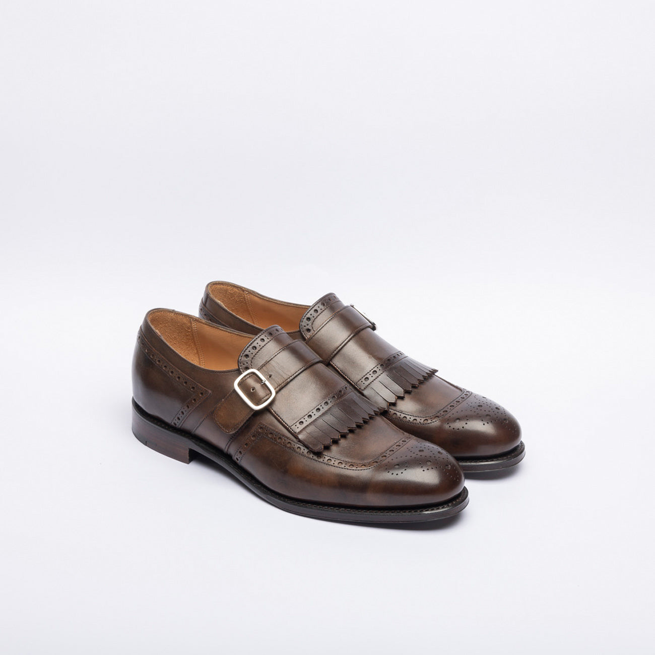 Mono fibbia Cheaney Joseph & Sons Muirfield in pelle marrone