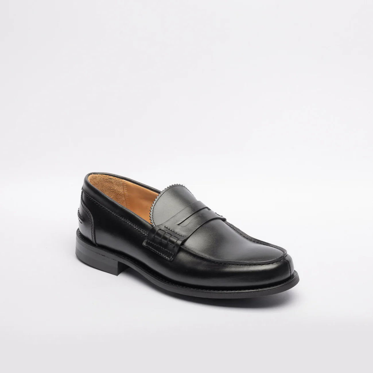 Mocassino penny Cheaney Joseph & Sons Dorking II R in pelle nera