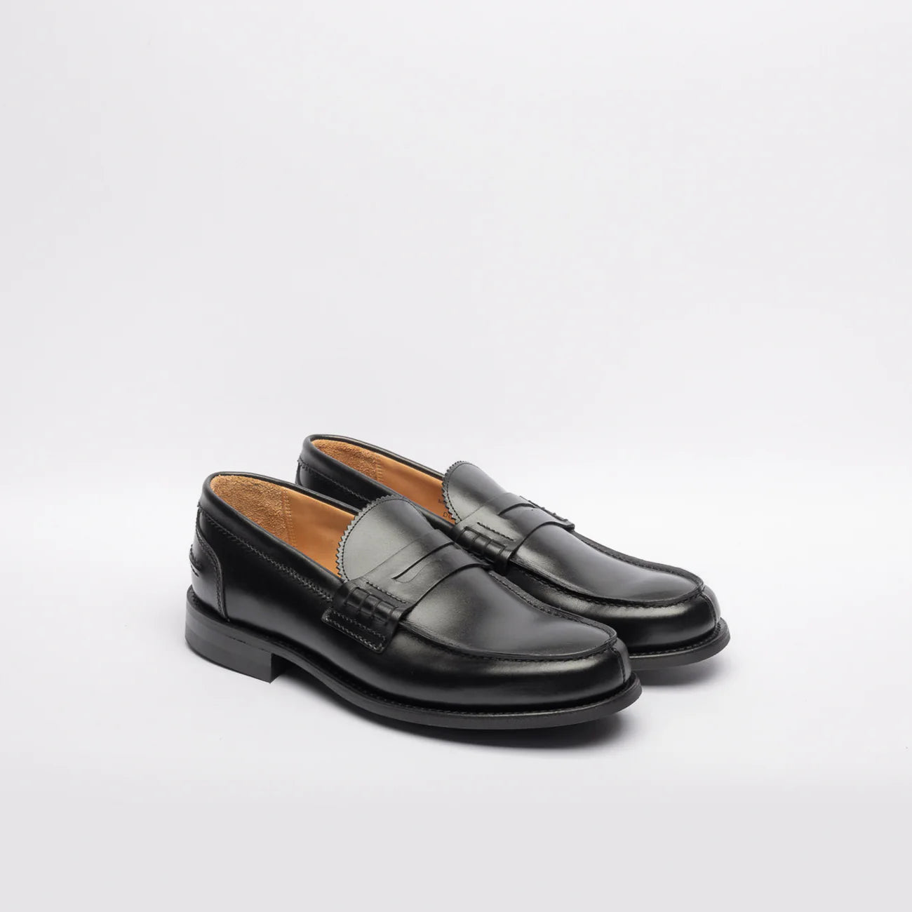 Mocassino penny Cheaney Joseph & Sons Dorking II R in pelle nera